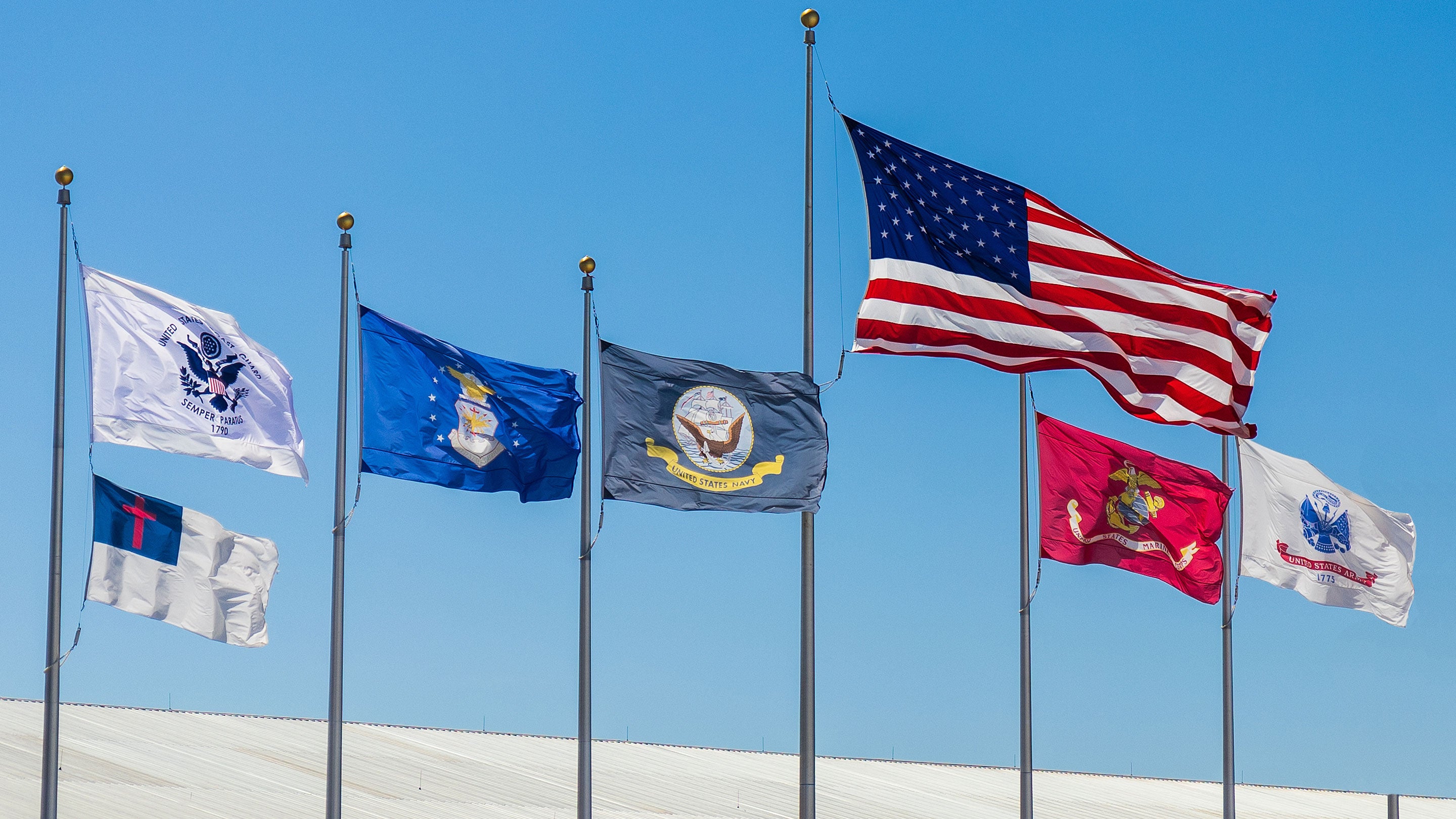 us armed forces flags