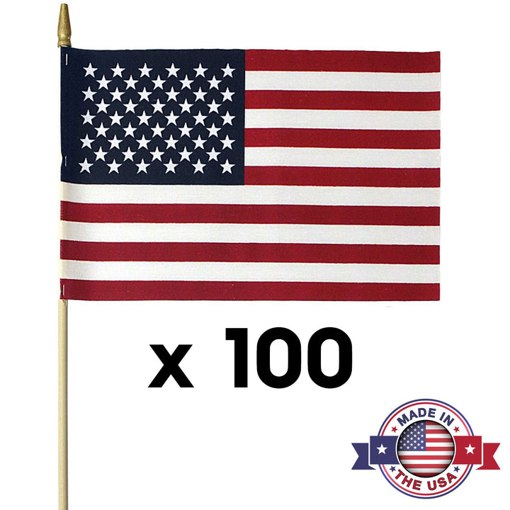 American Stick Flags 8x12" | Small US Flags