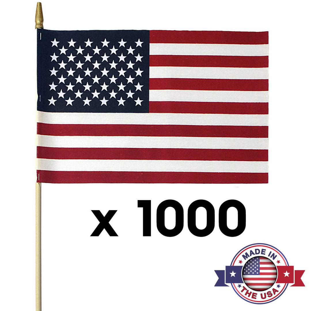 8x12" American Stick Flags | Small US Flags for Sale