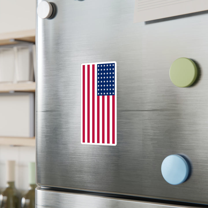 48-Star American Flag Decal (Right-side) (indoor and outdoor use)