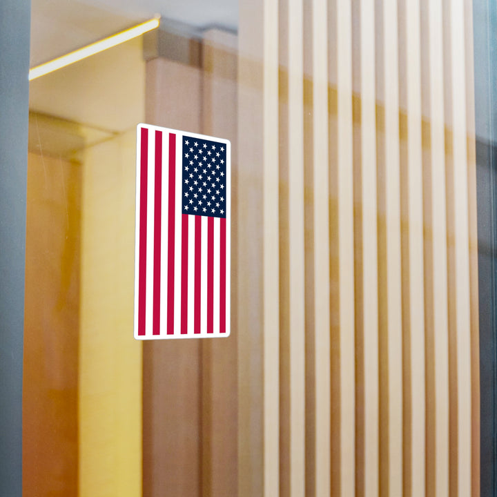 American Flag Decal (Right-side) (indoor and outdoor use)