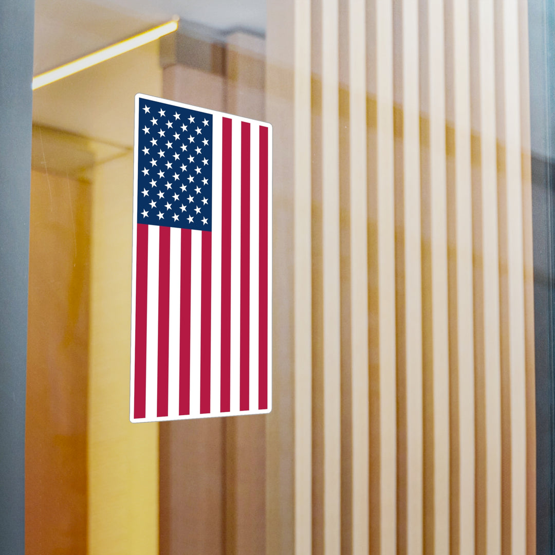 American Flag Decal (Left-side) (indoor and outdoor use)