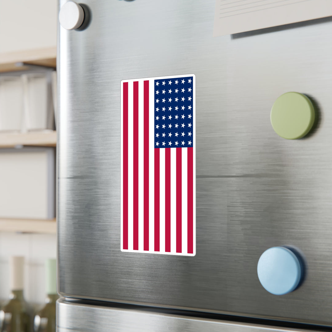 48-Star American Flag Decal (Right-side) (indoor and outdoor use)