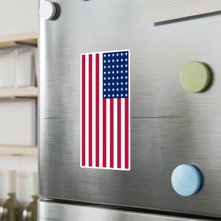 48-Star American Flag Decal (Right-side) (indoor and outdoor use)