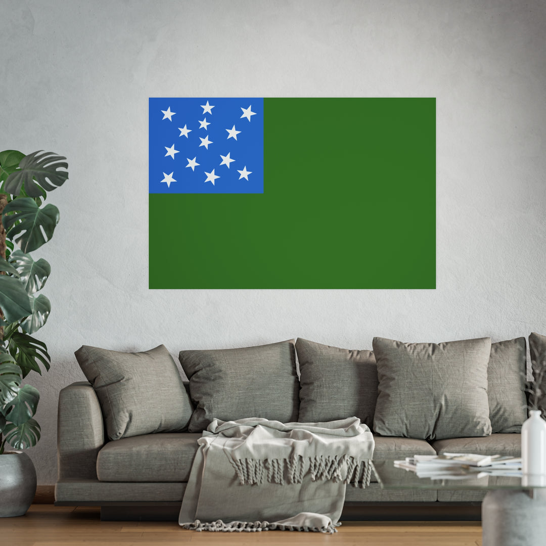 Green Mountain Boys Flag Poster (Jumbo-sized)