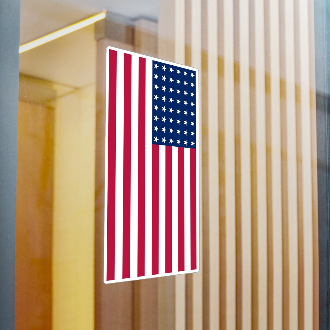 48-Star American Flag Decal (Right-side) (indoor and outdoor use)