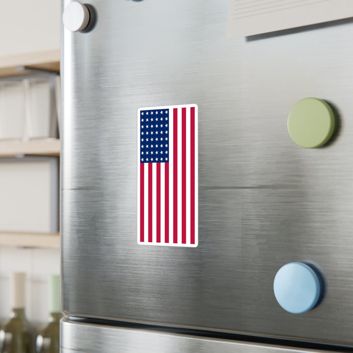 48-Star American Flag Decal (Left-side) (indoor and outdoor use)