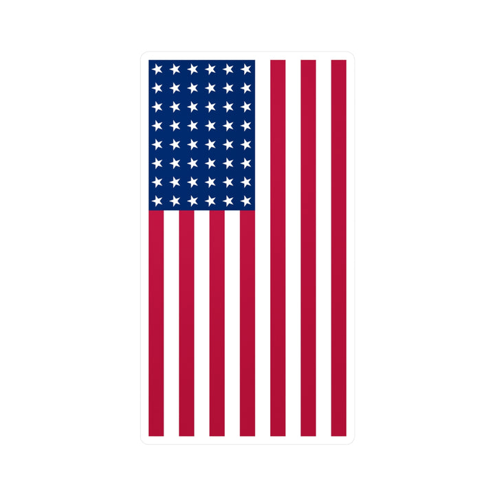 48-Star American Flag Decal (Left-side) (indoor and outdoor use)