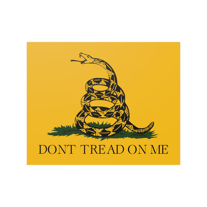 Gadsden Flag Poster "Don't Tread On Me"