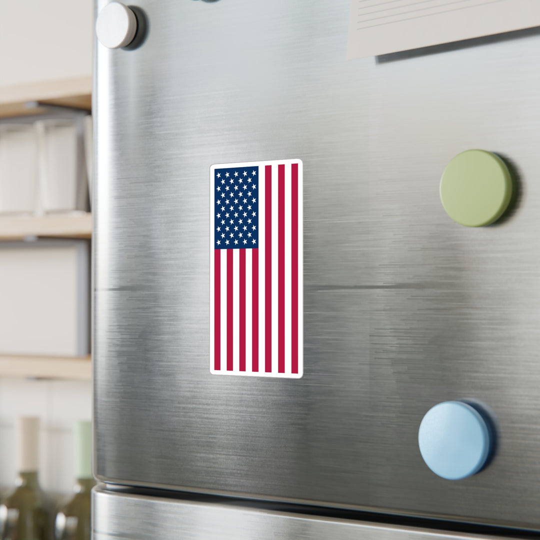 American Flag Decal (Left-side) (indoor and outdoor use)