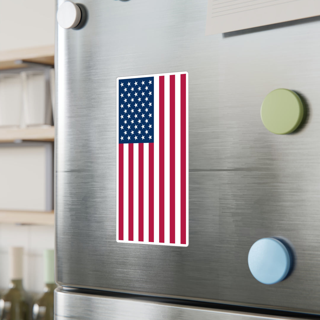 American Flag Decal (Left-side) (indoor and outdoor use)