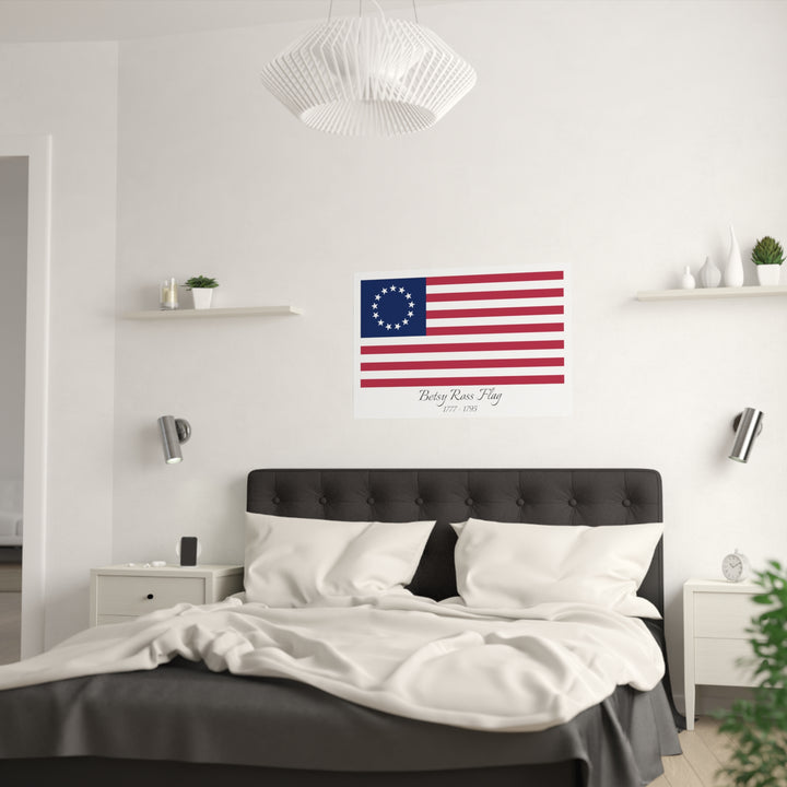 Betsy Ross Flag Poster 1777 - 1795