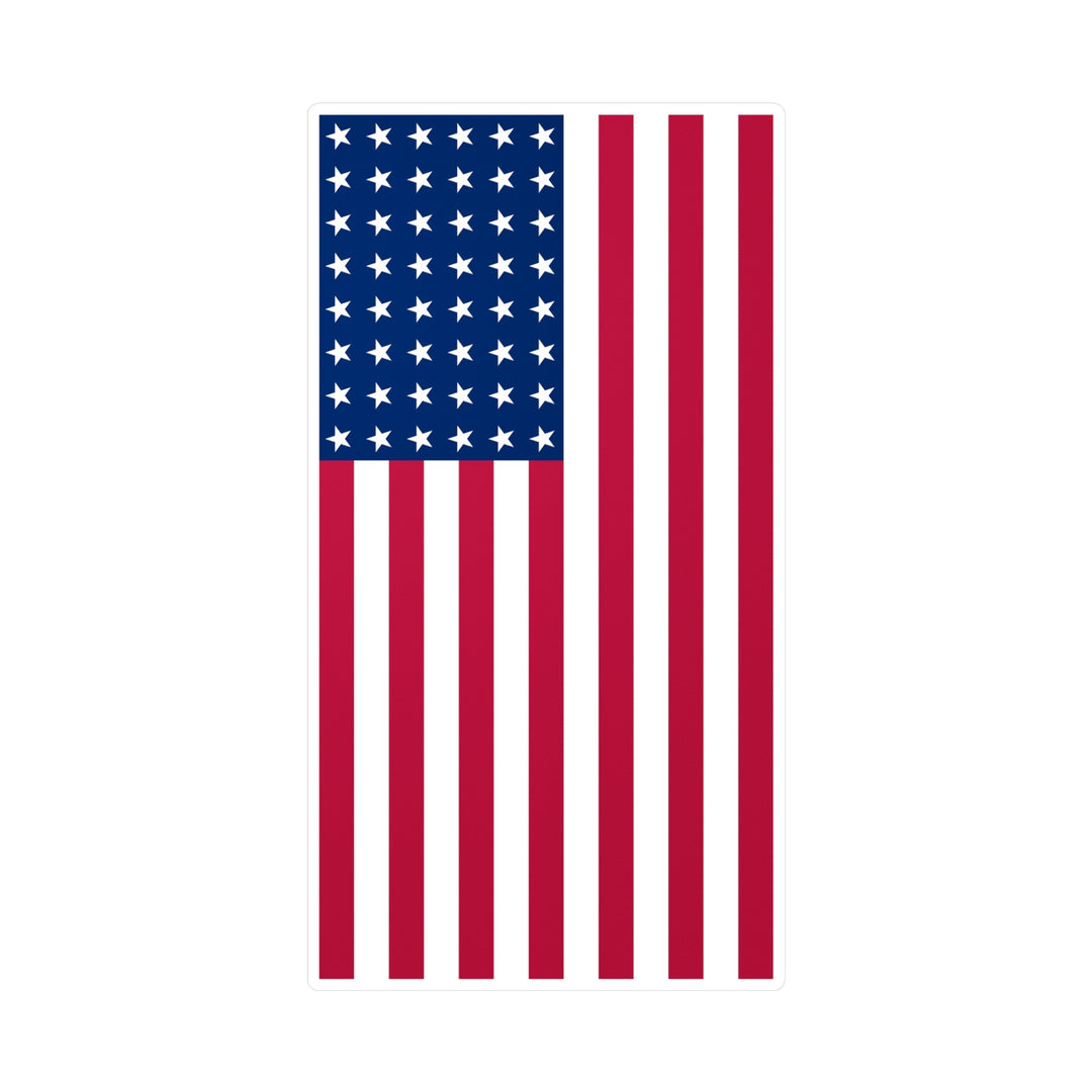 48-Star American Flag Decal (Left-side) (indoor and outdoor use)