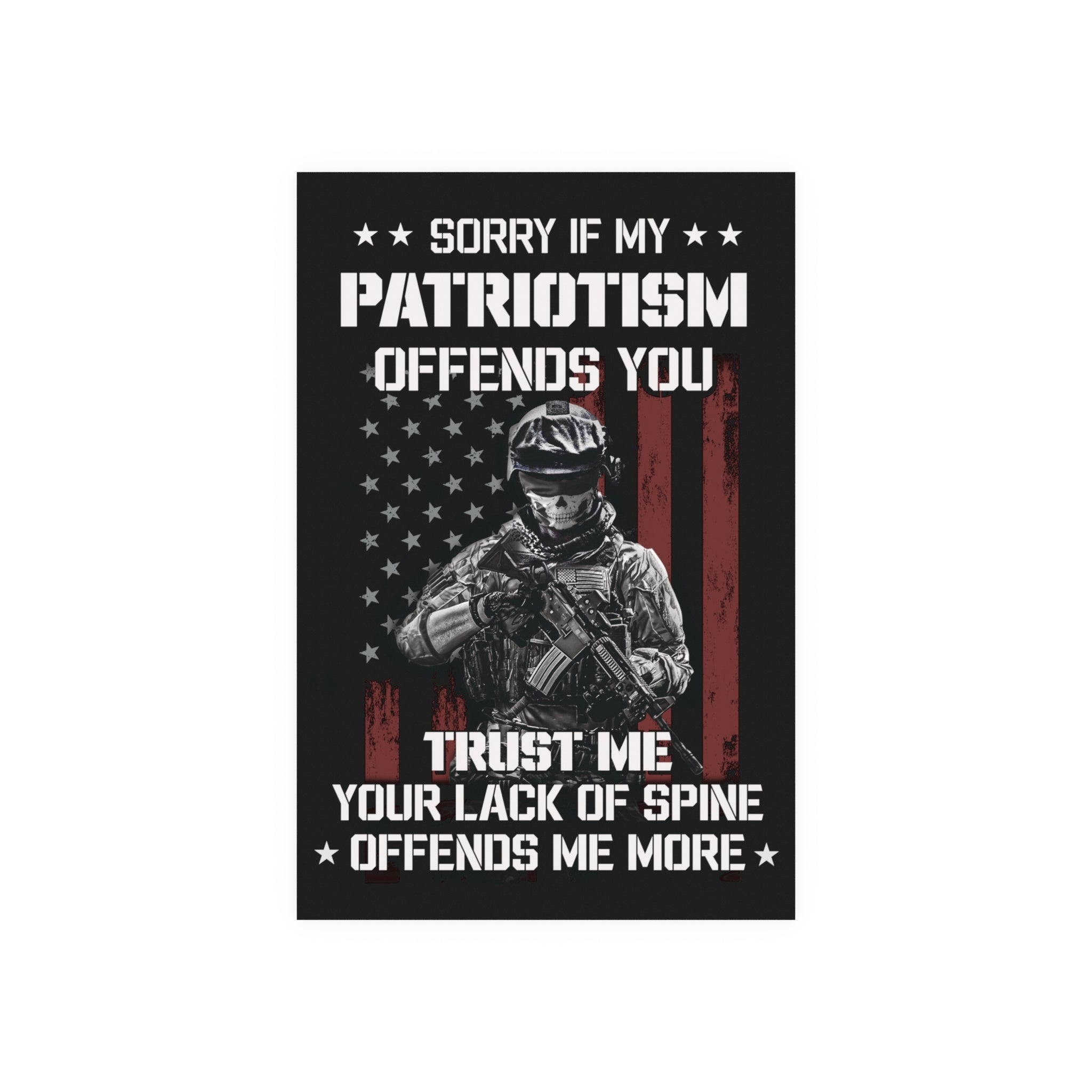 American Soldier Patriotism Poster 