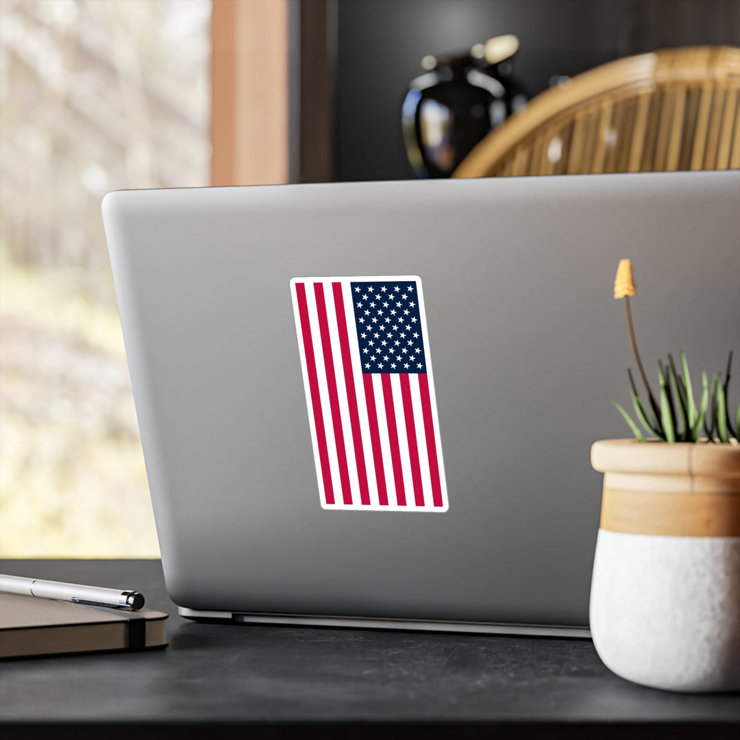 American Flag Decal (Right-side) (indoor and outdoor use)