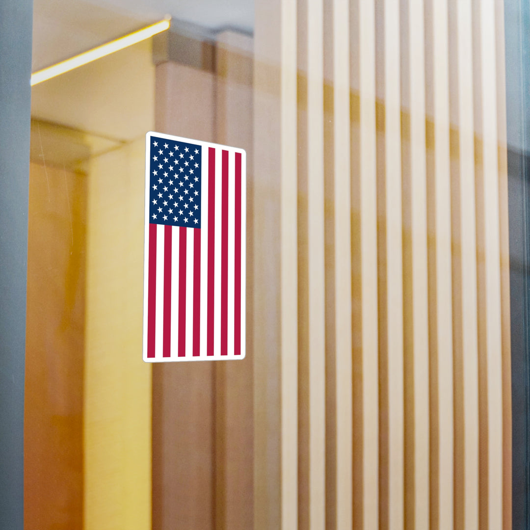 American Flag Decal (Left-side) (indoor and outdoor use)