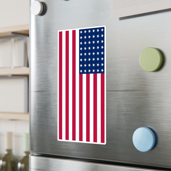 48-Star American Flag Decal (Right-side) (indoor and outdoor use)