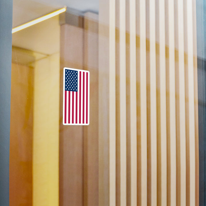 American Flag Decal (Left-side) (indoor and outdoor use)