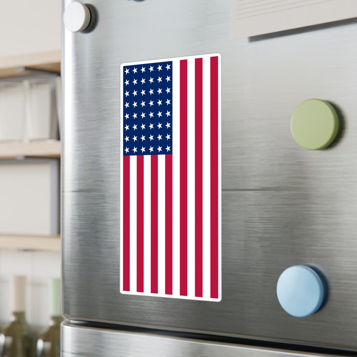 48-Star American Flag Decal (Left-side) (indoor and outdoor use)