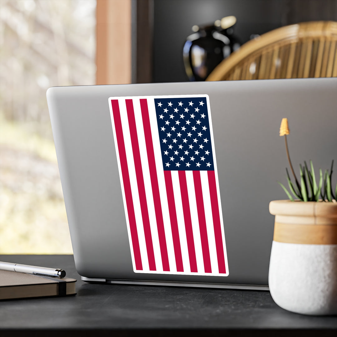 American Flag Decal (Right-side) (indoor and outdoor use)