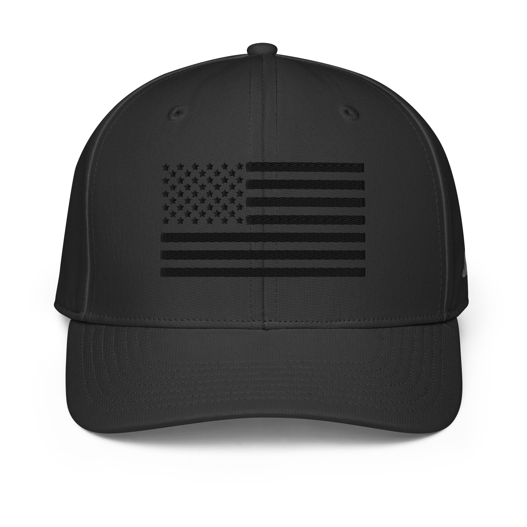 Adidas Performance Baseball Cap Embroidered Black USA Flag Black