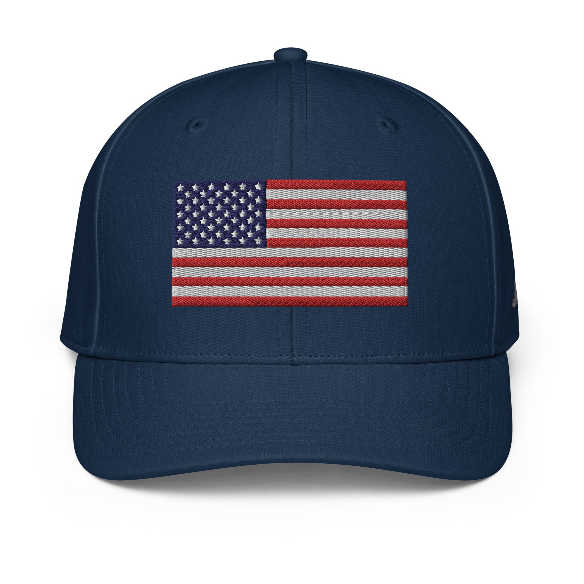 Adidas Performance Baseball Cap Embroidered USA Flag Collegiate Navy