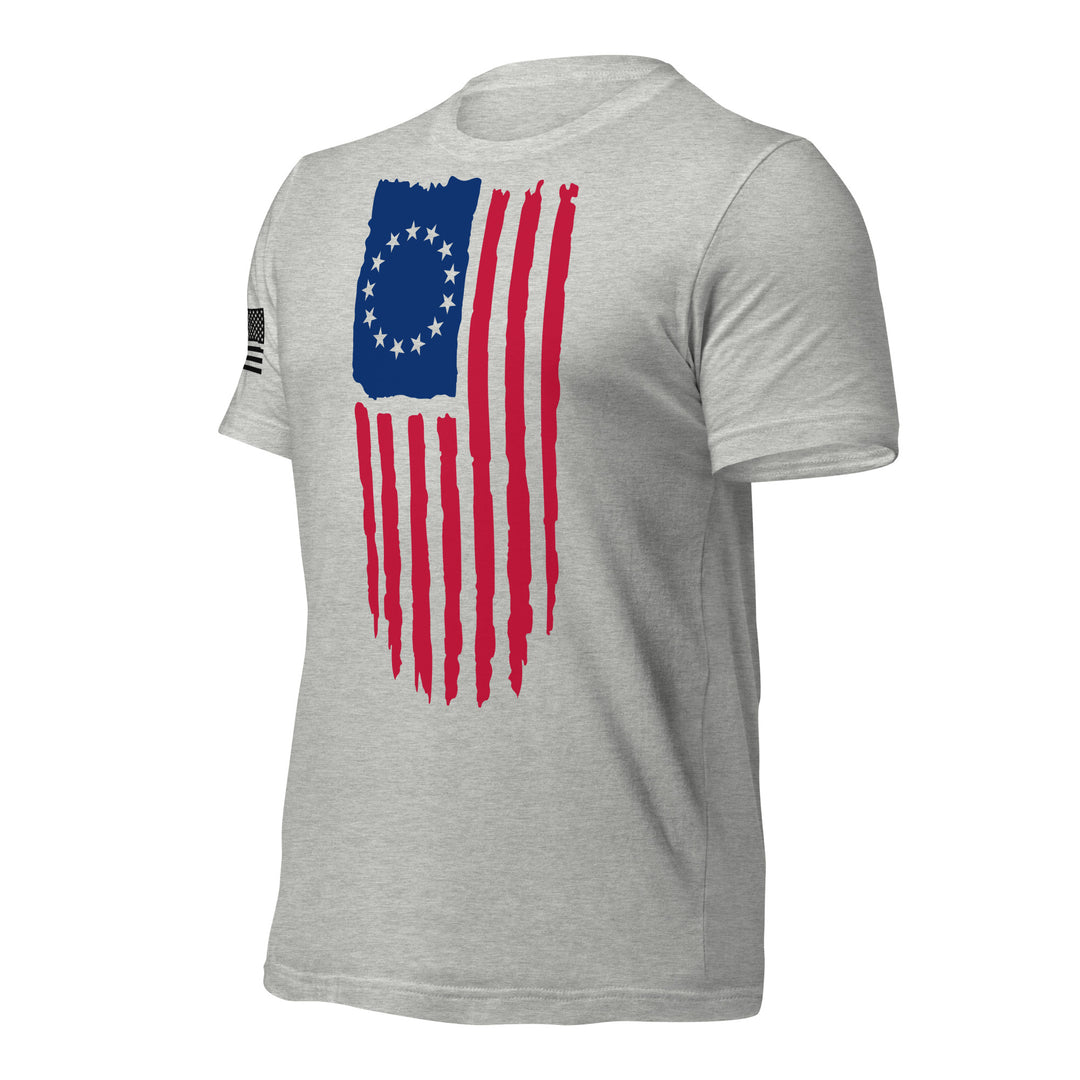 Betsy Ross Flag Rugged T-Shirt (Made in the USA)