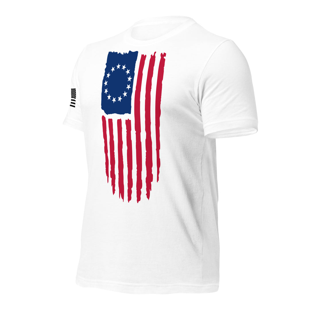 Betsy Ross Flag Rugged T-Shirt (Made in the USA)