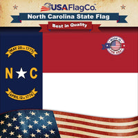 North Carolina Flag: Outdoor State Flags (Made in USA) by USA Flag Co.