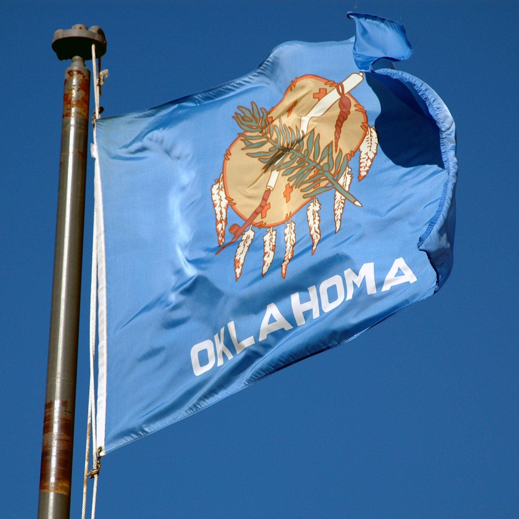 Oklahoma Flag - Outdoor State Flags (Made In The USA) By USA Flag Co.